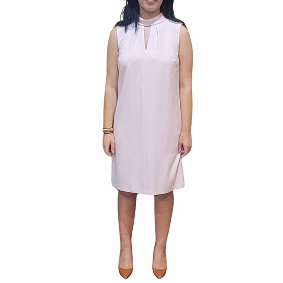 Karl Lagerfeld Dresses & Skirts - Karl Lagerfeld Soft Pink Sleeveless Keyhole Sheath